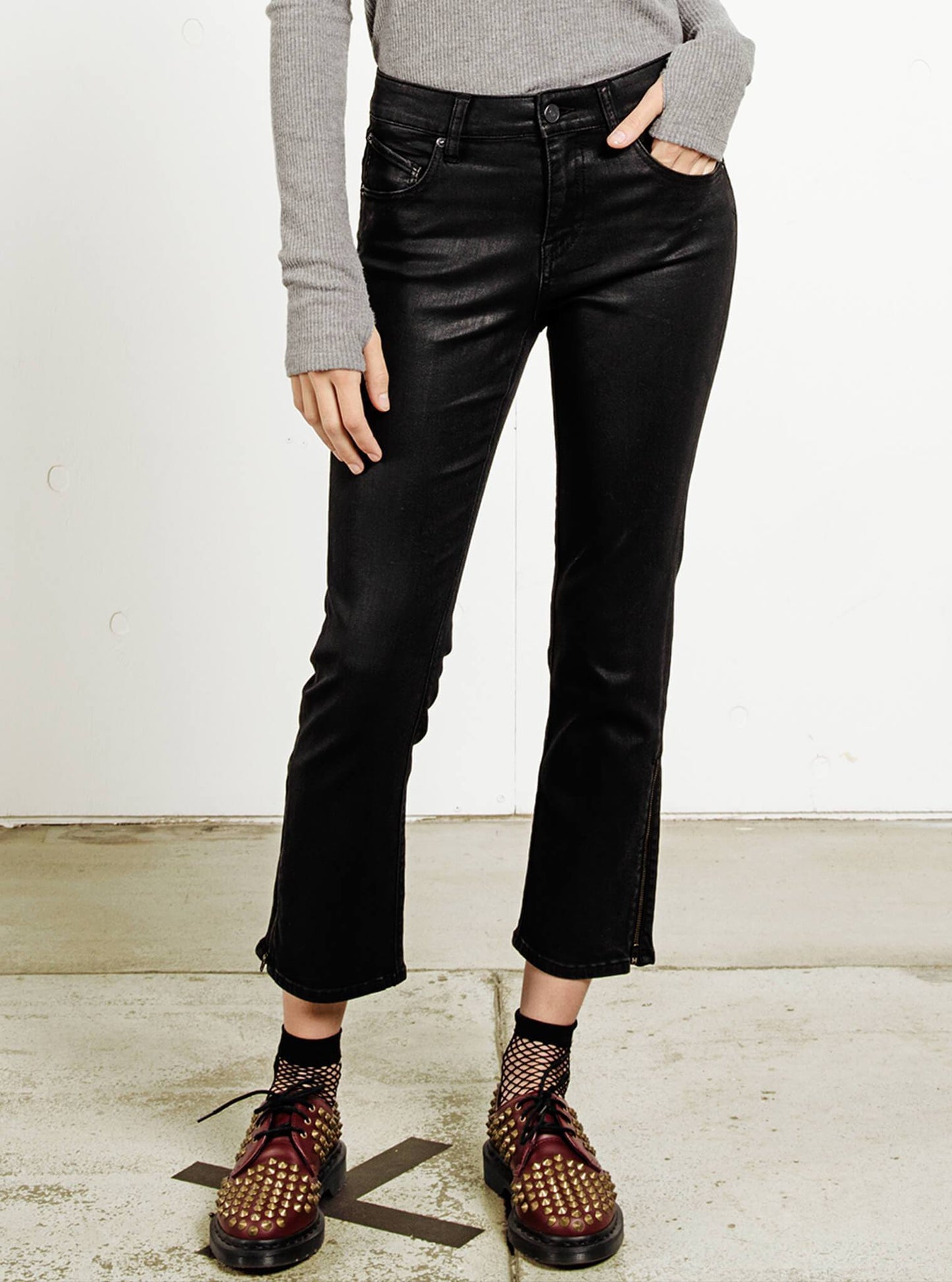 1991 Straight Zip Jeans - Stealth