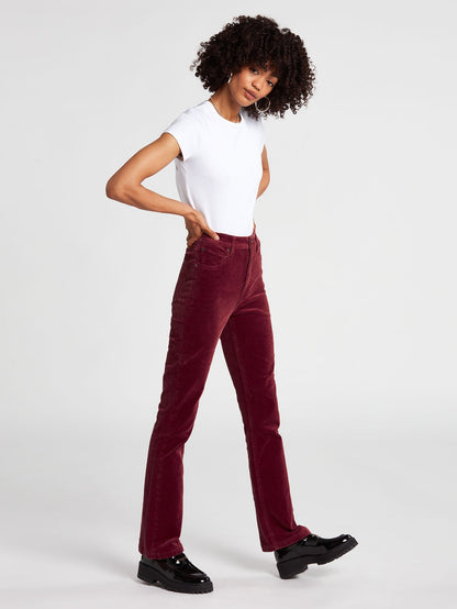 Stoned Bootleg Trousers - BARK BROWN