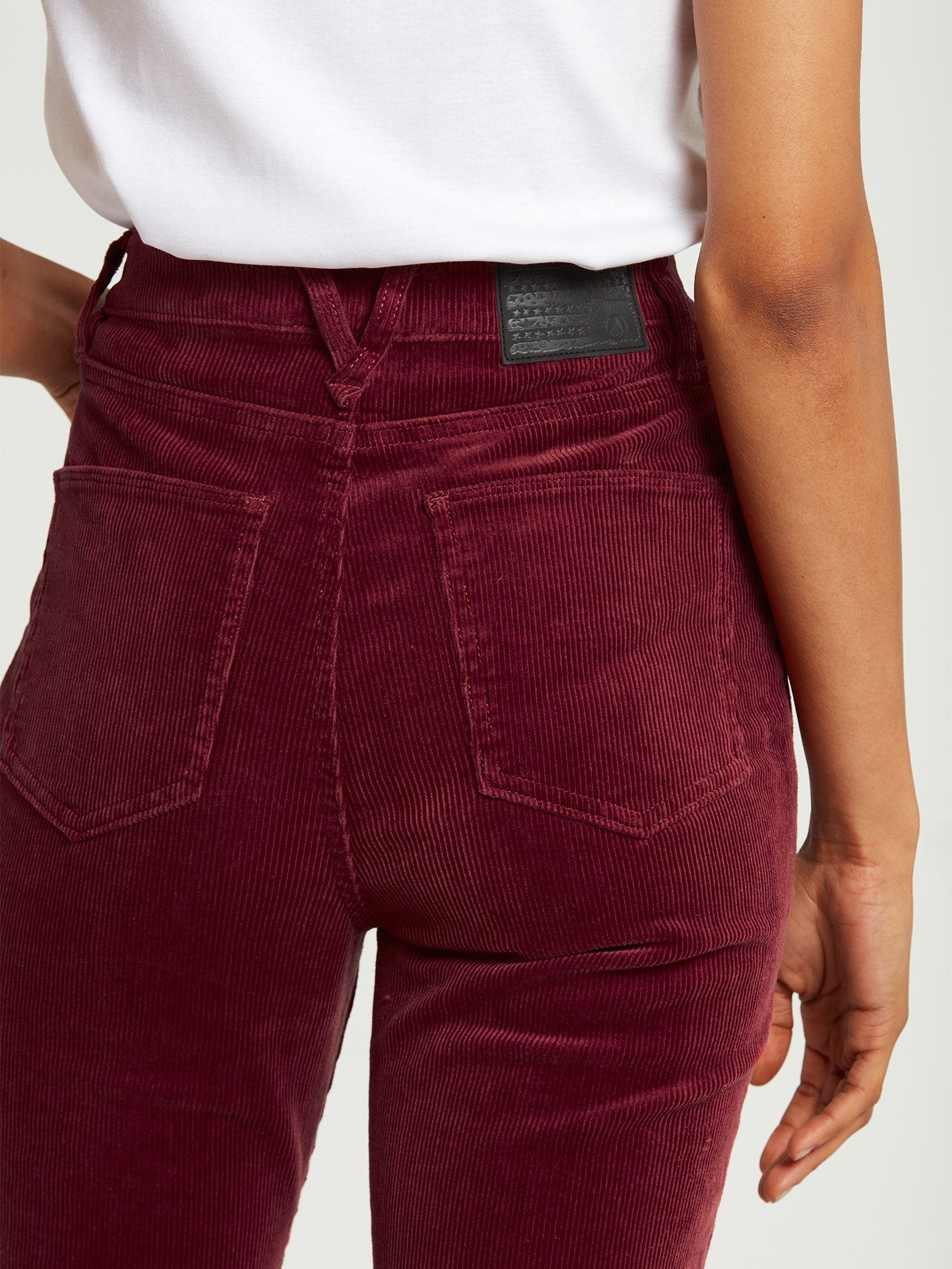 Stoned Bootleg Trousers - BARK BROWN