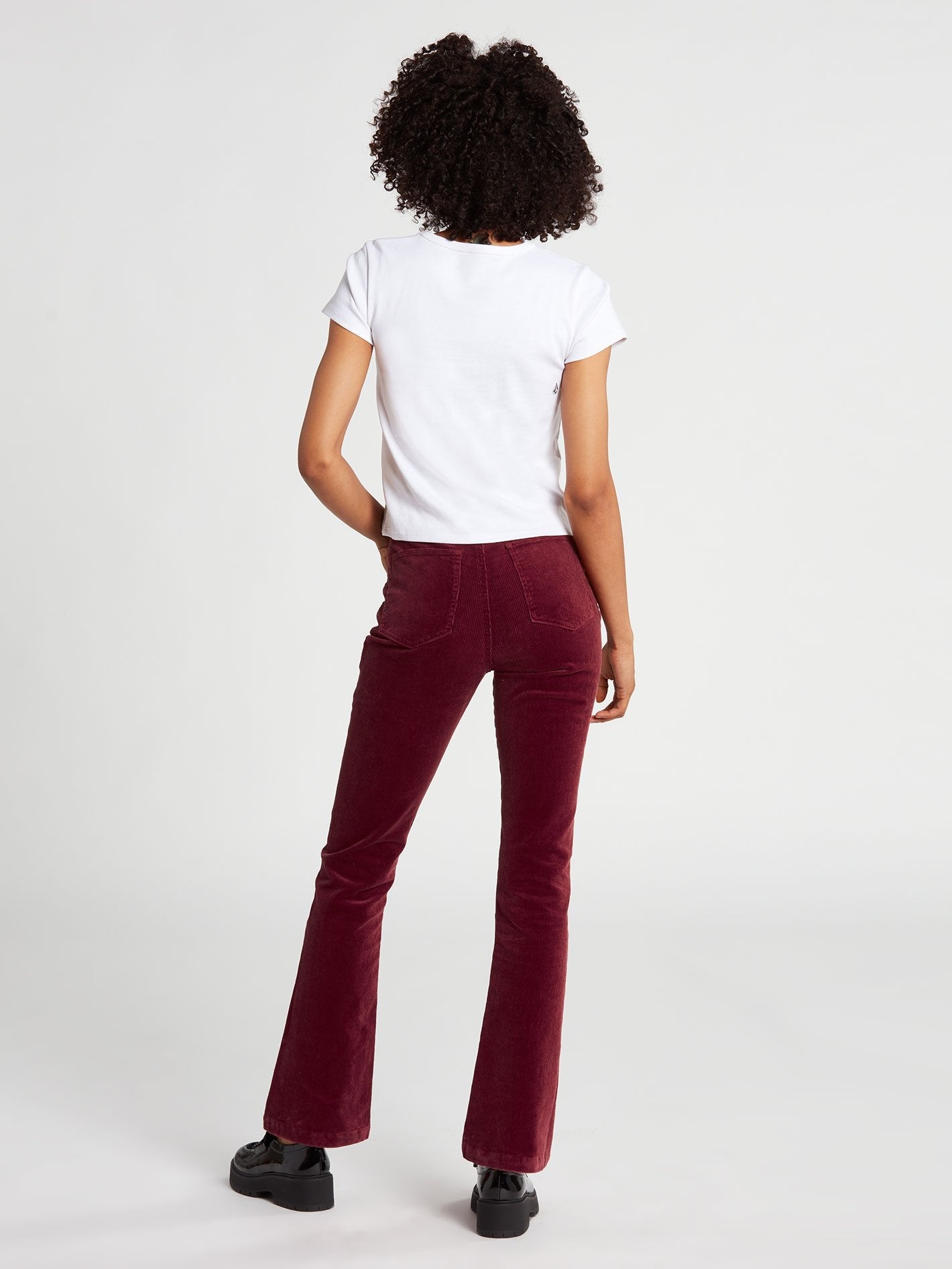 Stoned Bootleg Trousers - BARK BROWN