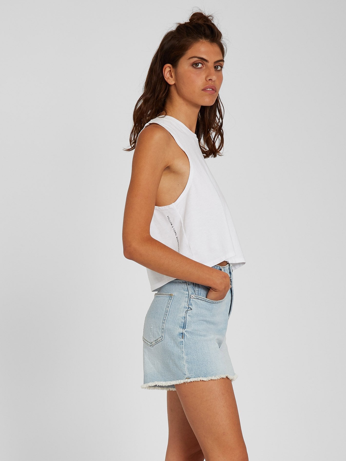 Stoney High Rise Short - Sun Faded Indigo
