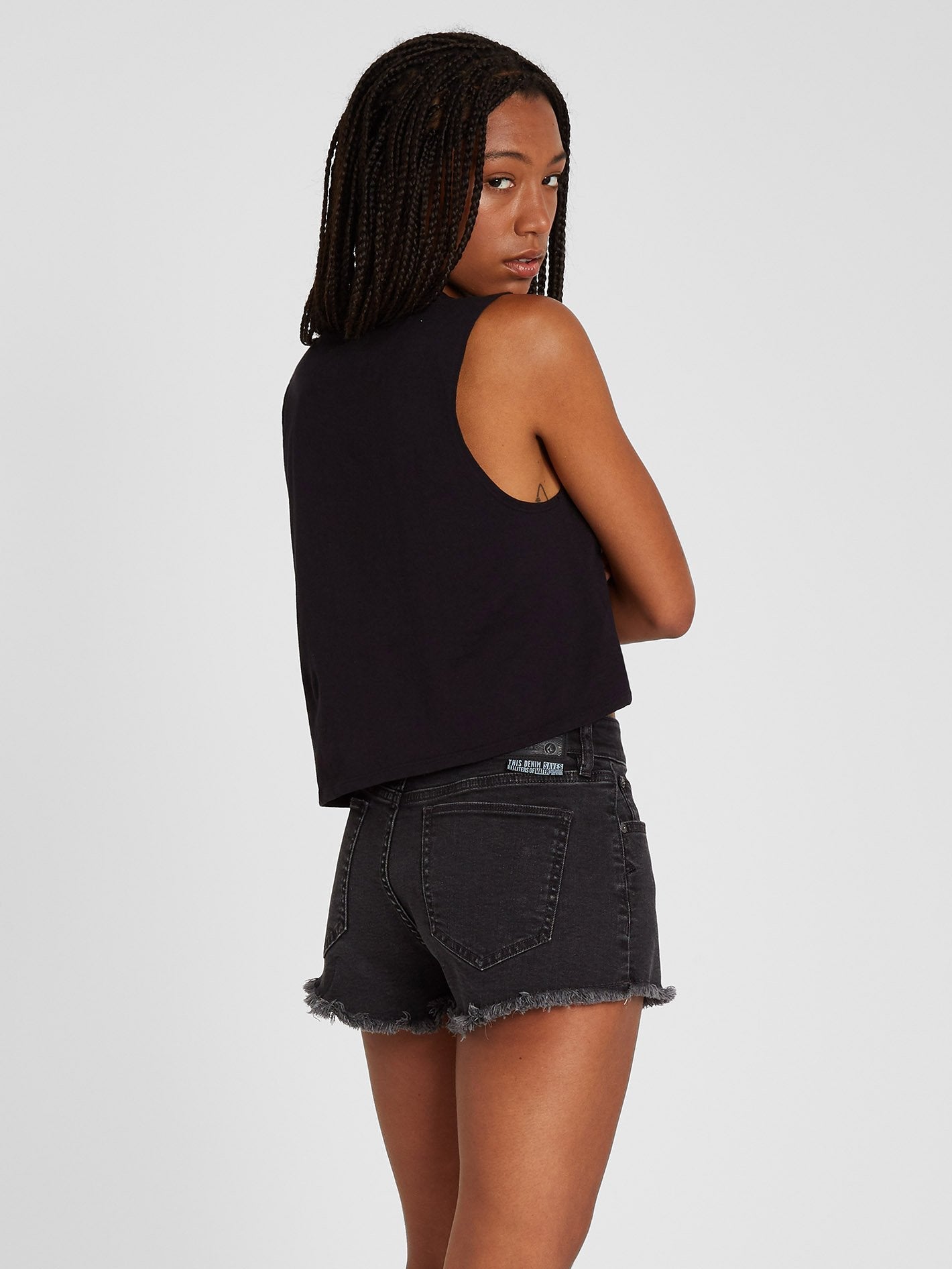 Stoney Stretch Short - Asphalt Black