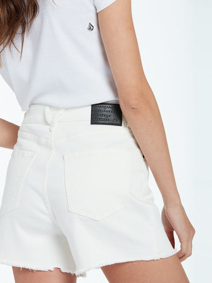 Stone Step High Rise Short - STAR WHITE