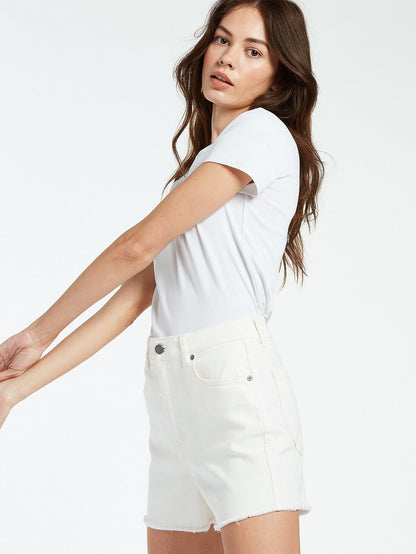 Stone Step High Rise Short - STAR WHITE