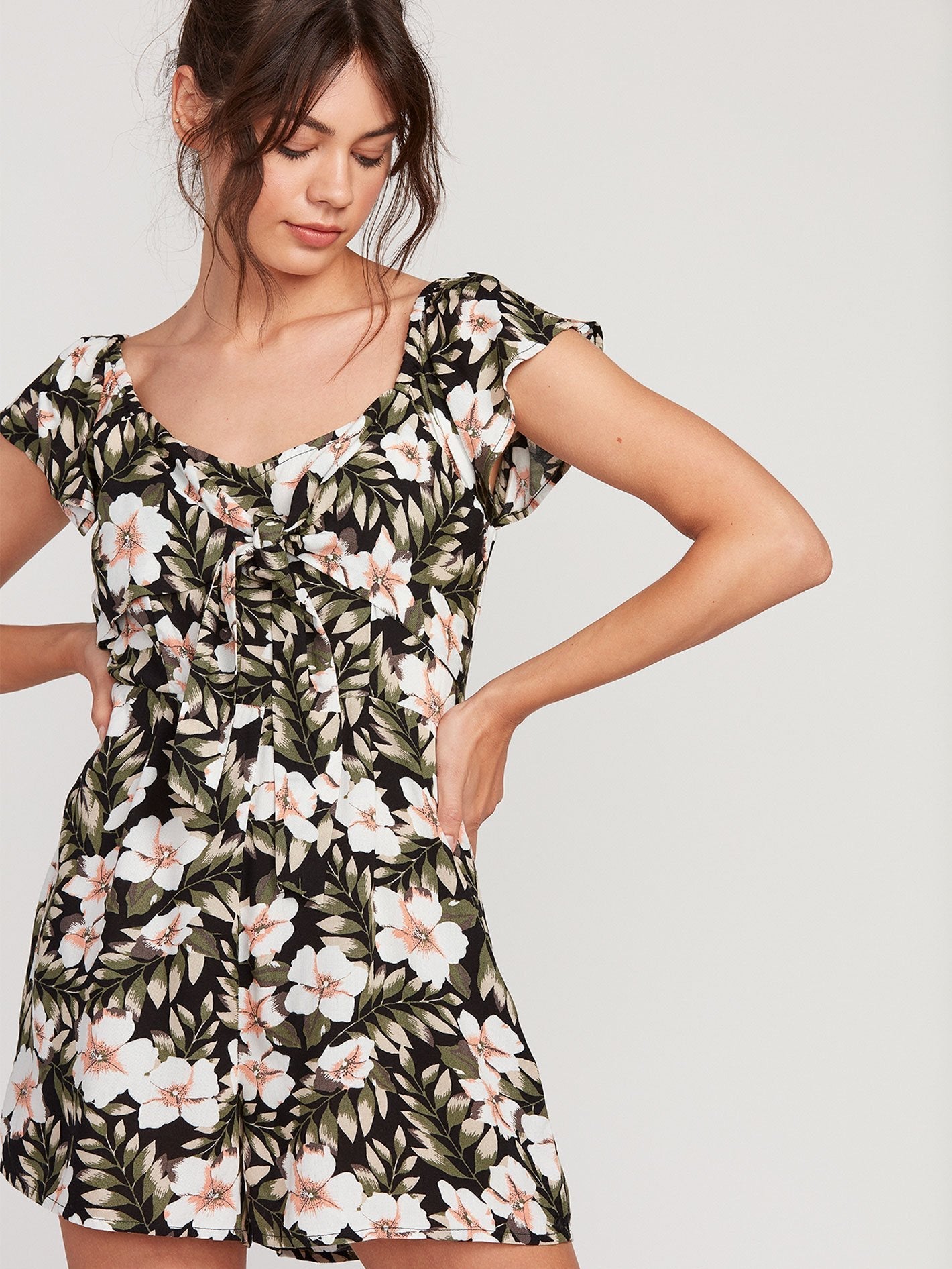 Coco Romper - Black Combo