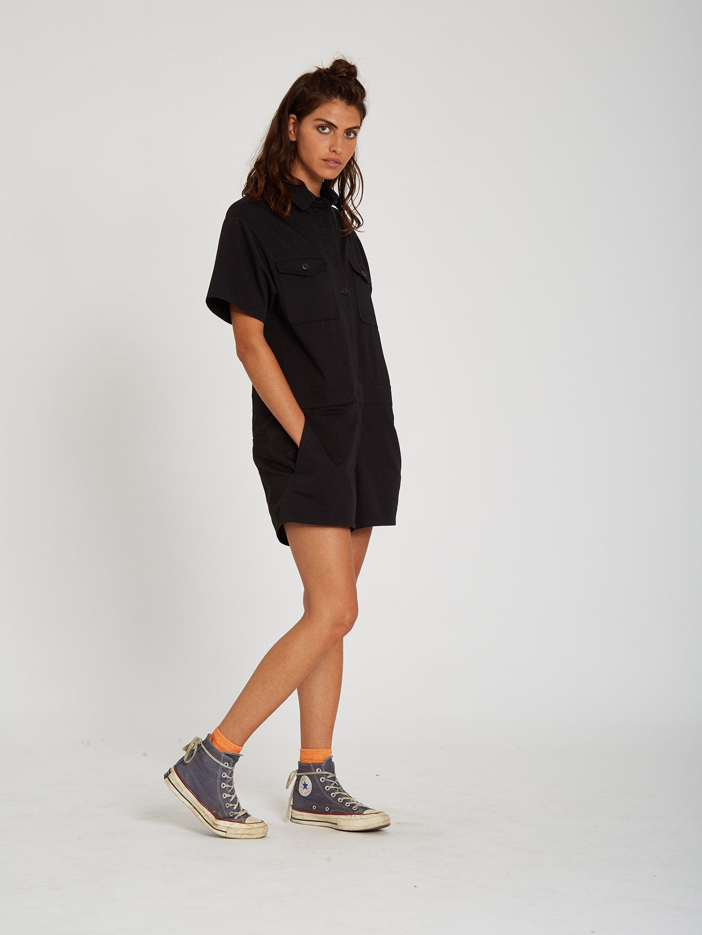 Whawhat Romper - Black