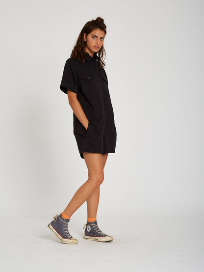 Whawhat Romper - Black