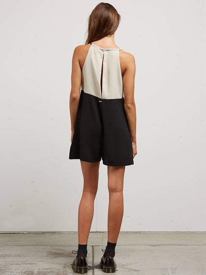 Last Nite Romper - Black Combo
