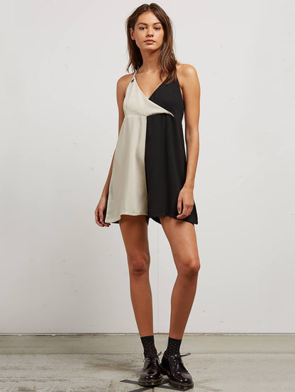 Last Nite Romper - Black Combo
