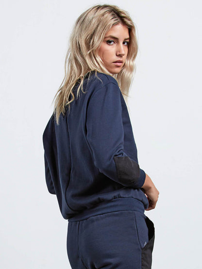 Scratch The Stone Rp Romper - Sea Navy