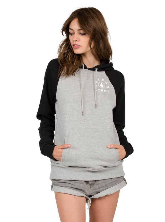 Commin Back Hoody - Heather Grey