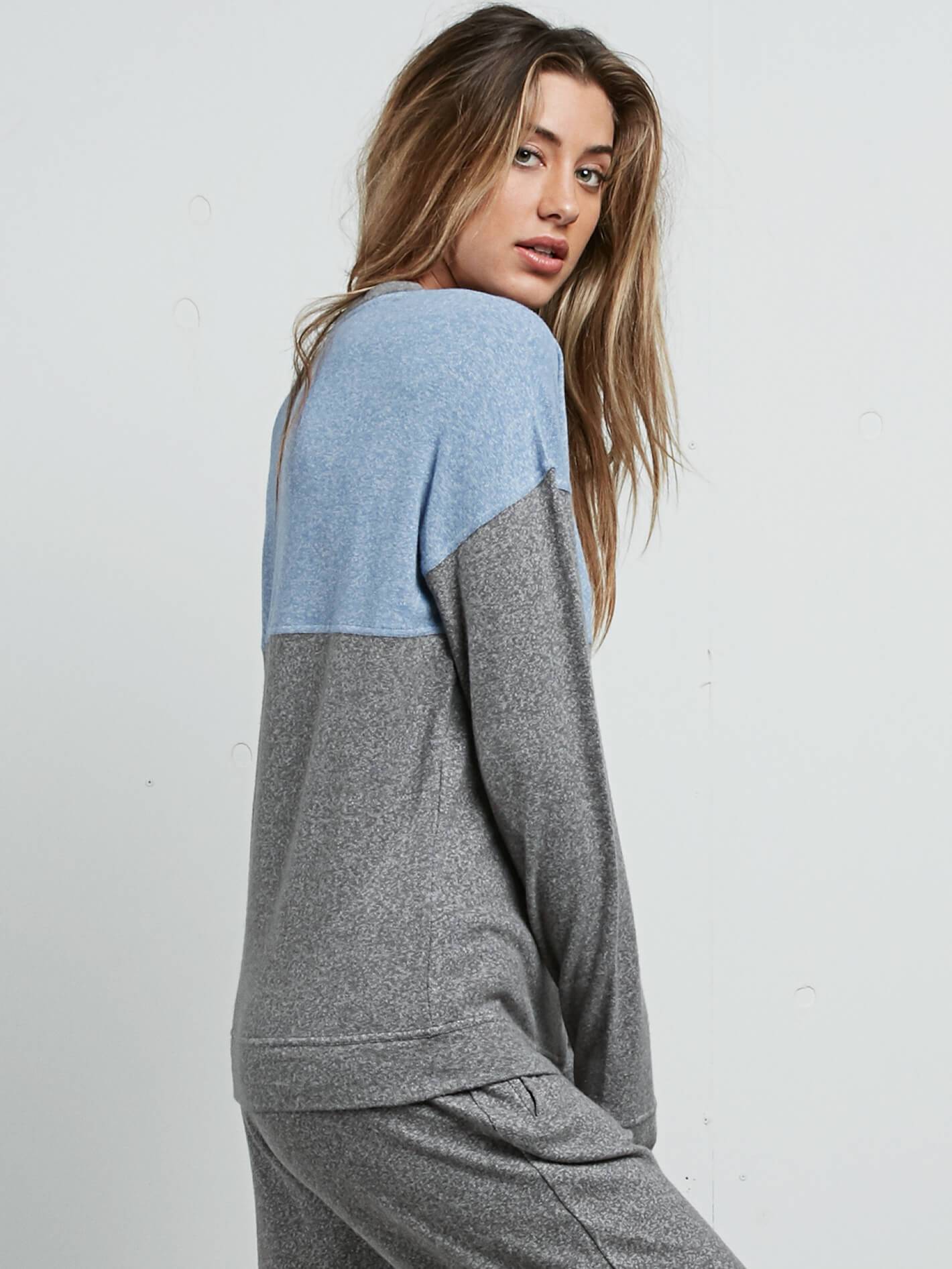 Lil Crew Fleece - Charcoal Grey