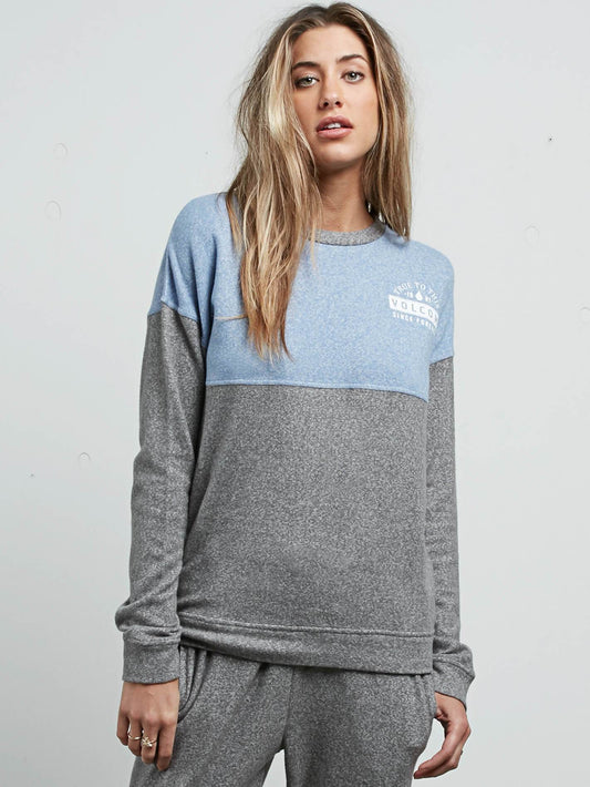 Lil Crew Fleece - Charcoal Grey