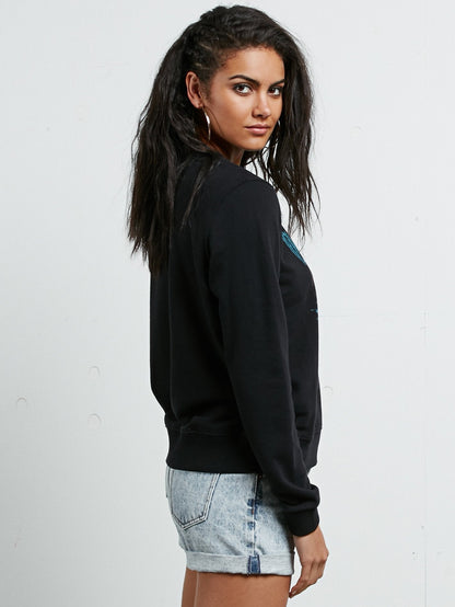Sound Check Fleece Sweatshirt - Black