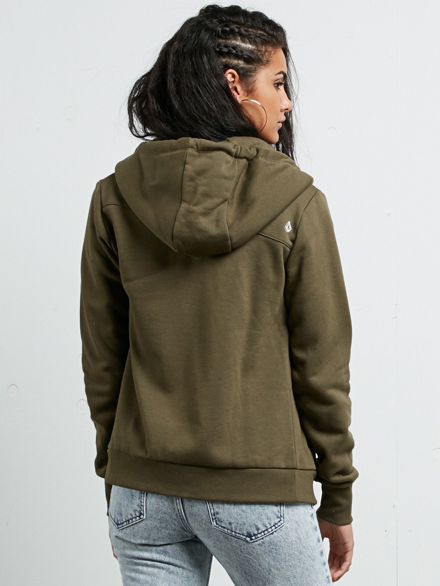 Walk On By Zip Hoodie - Dark Camo