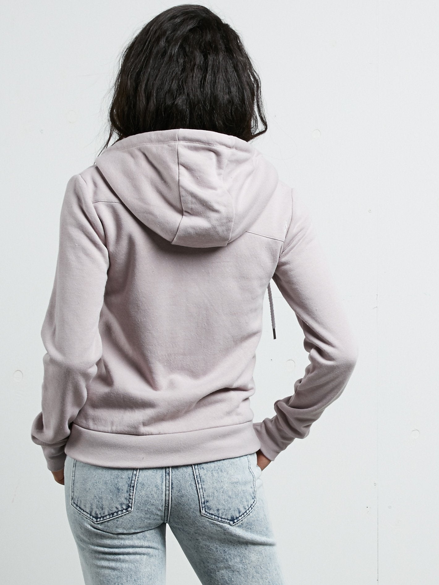 Walk On By Zip Hoodie - Steel Purple