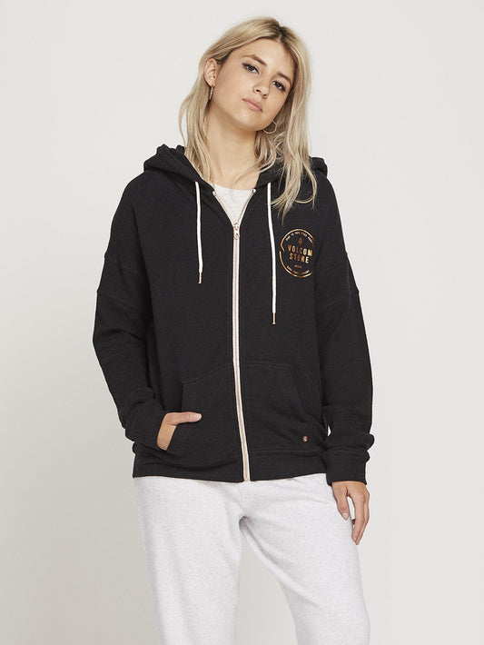 Lil Zip Hoodie  - Black