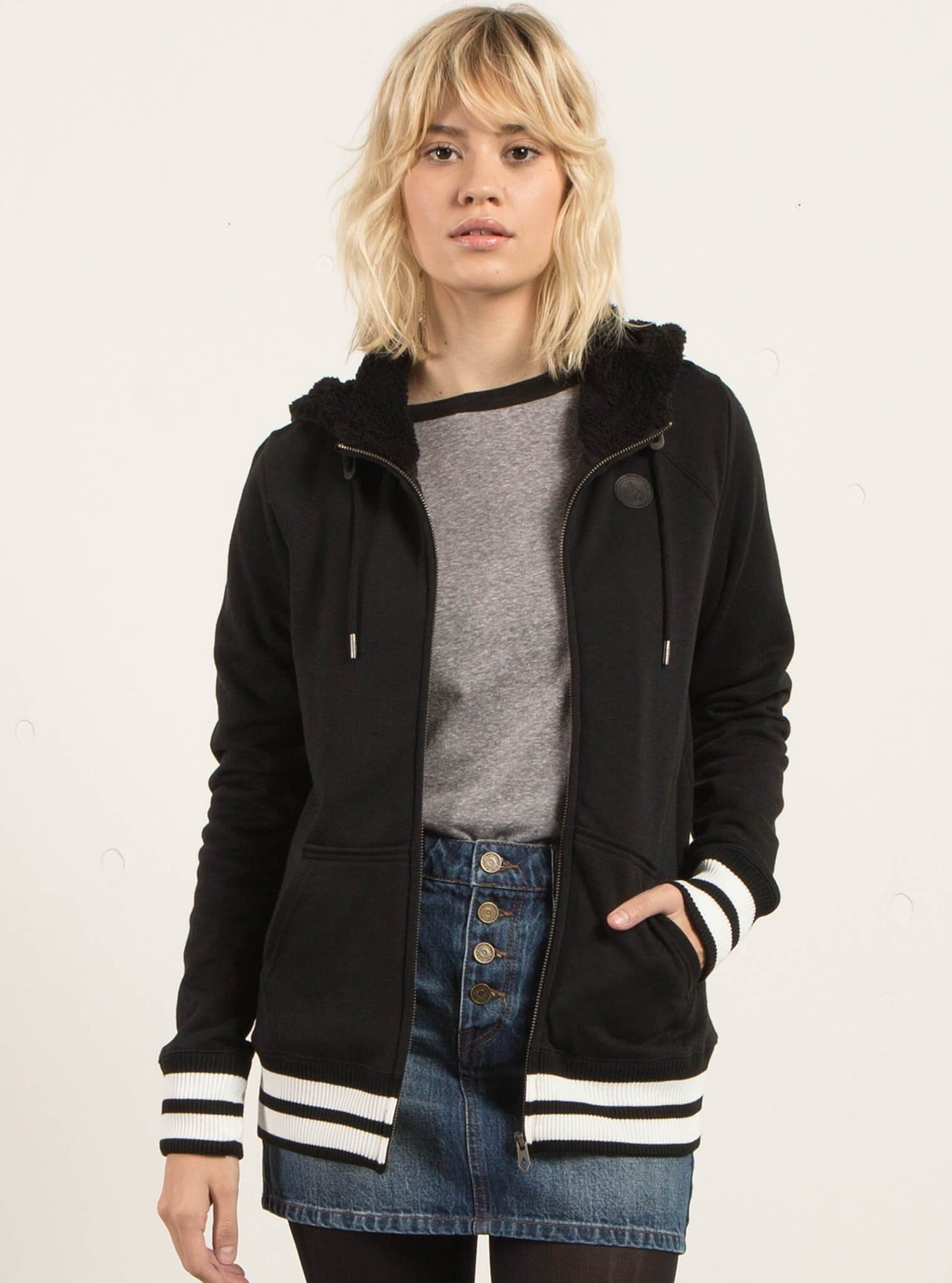 Good One Zip Hoodie - Black