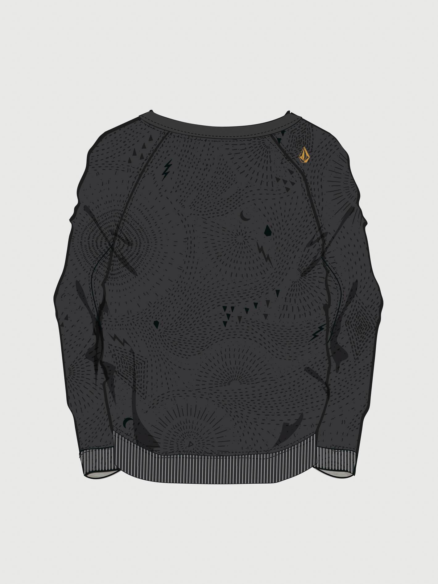 Space Trip Crew Neck - Black
