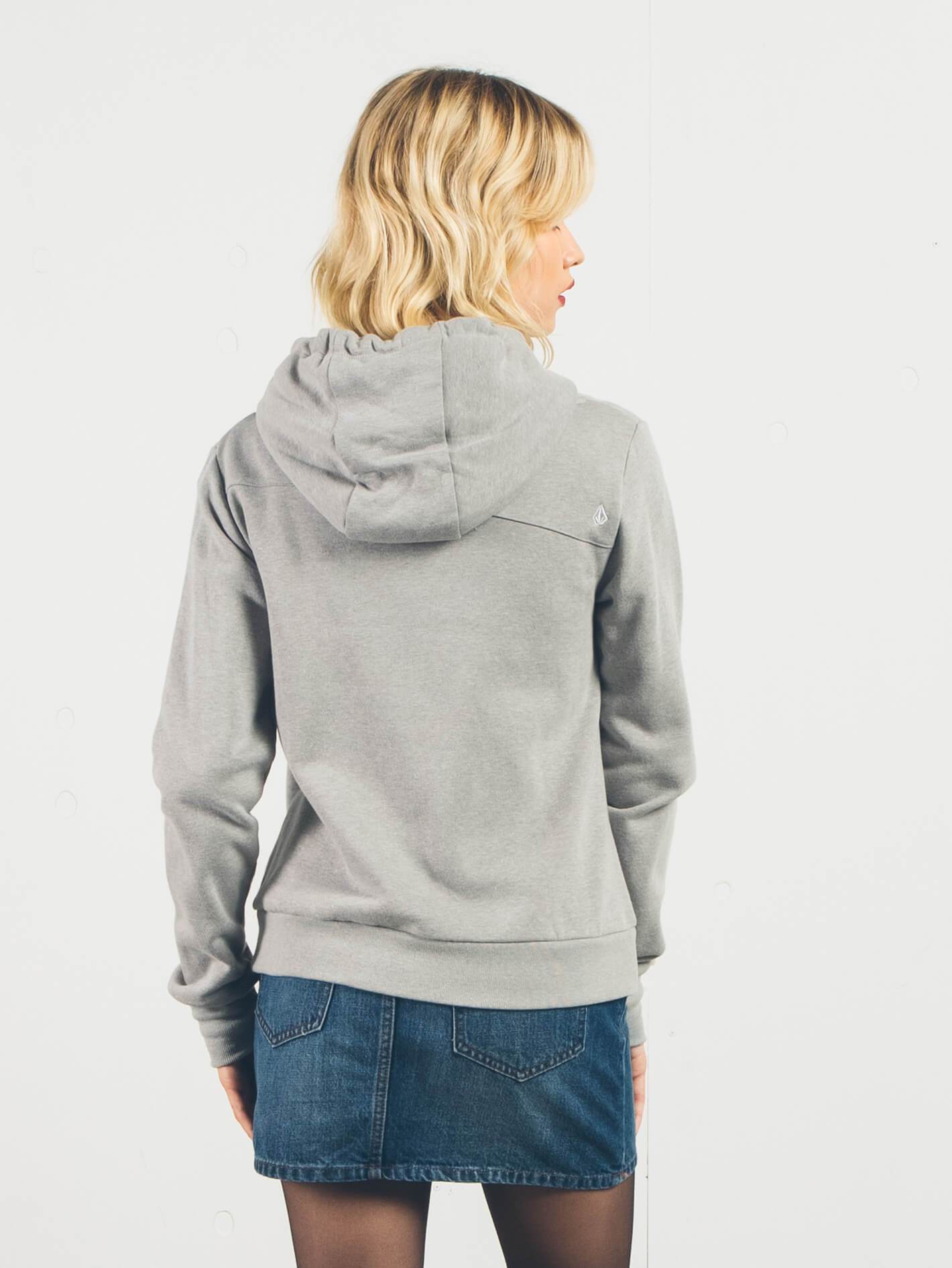 Walk On By Zip Fleece - Heather Grey