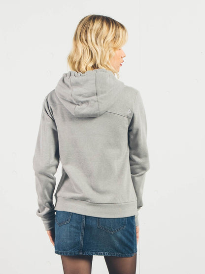 Walk On By Zip Fleece - Heather Grey