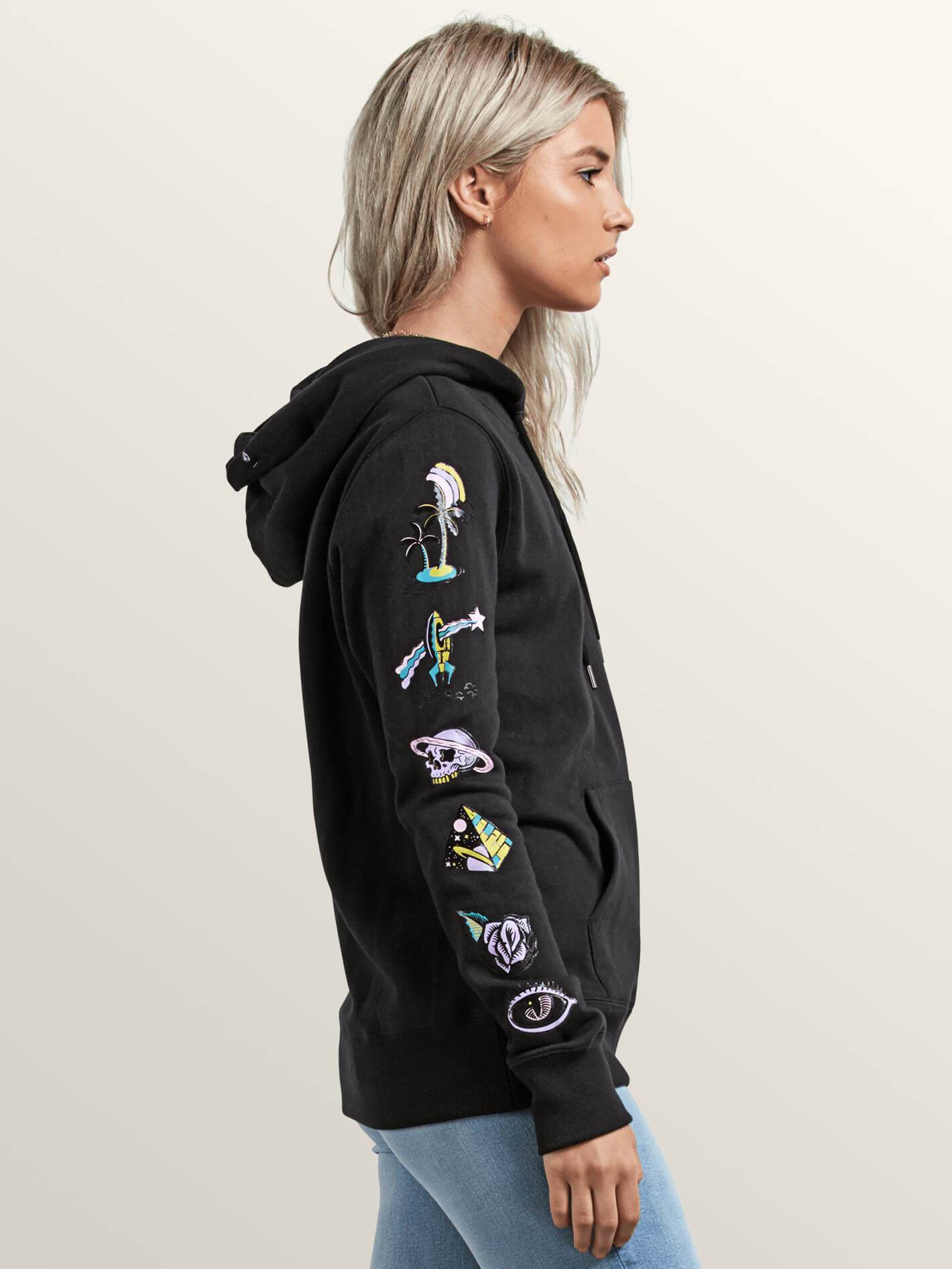 Vol Stone Hoodie Sweater - Black