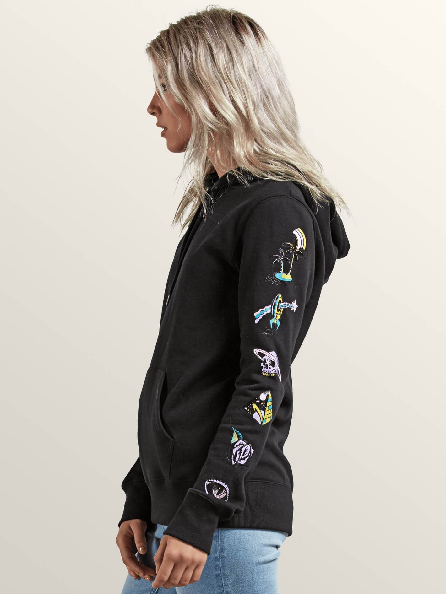 Vol Stone Hoodie Sweater - Black