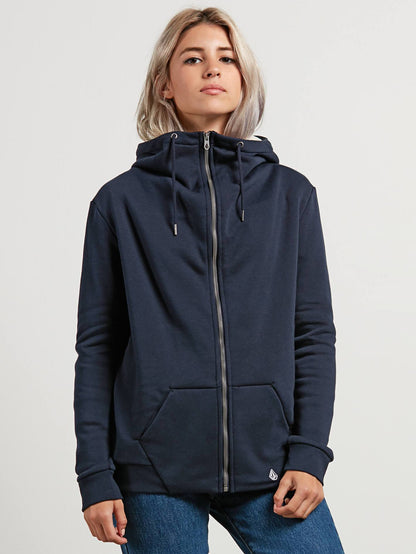 Walk On By Sherpa Sweater - Sea Navy