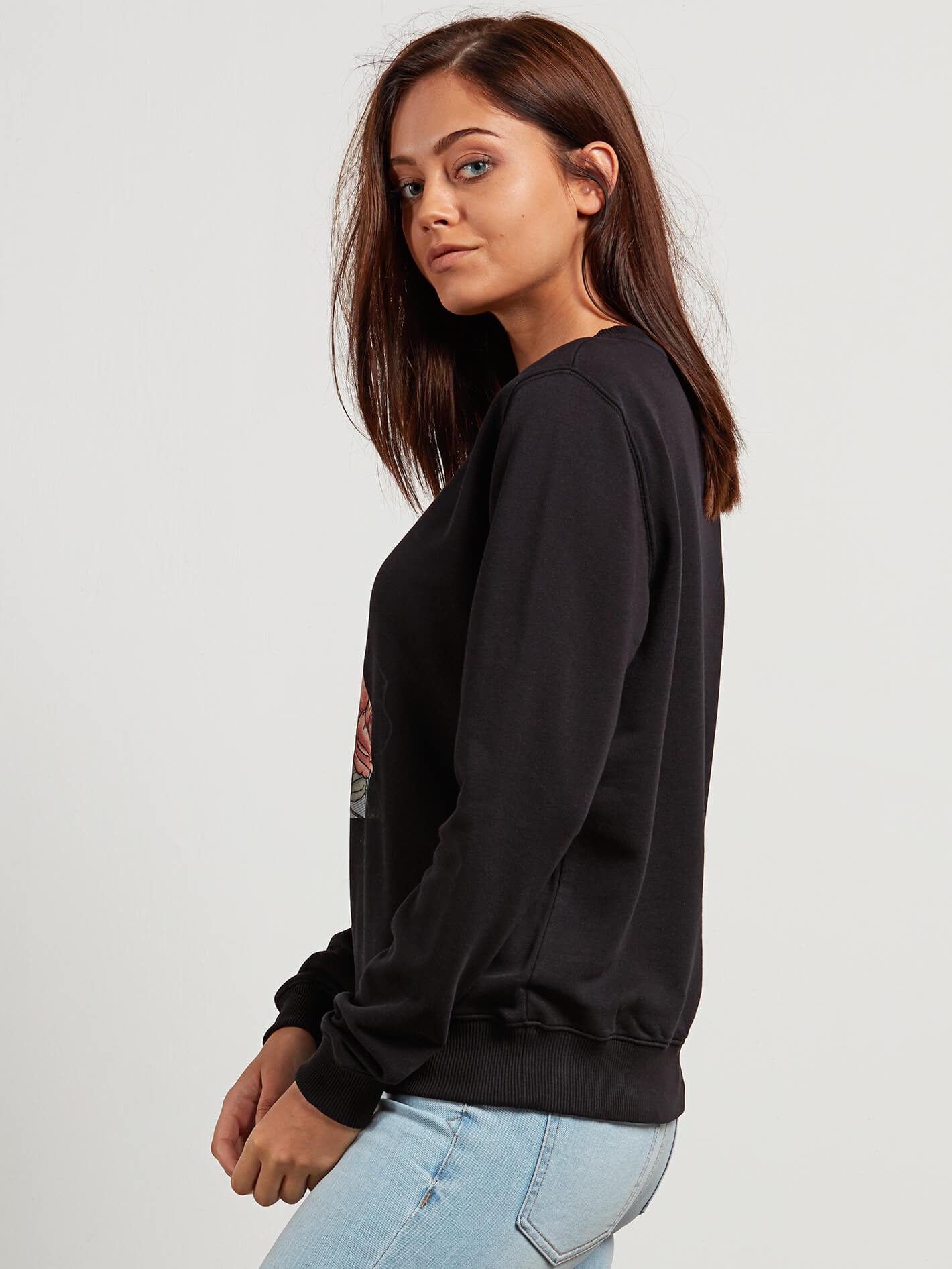 Sound Check Fleece Sweater - Black