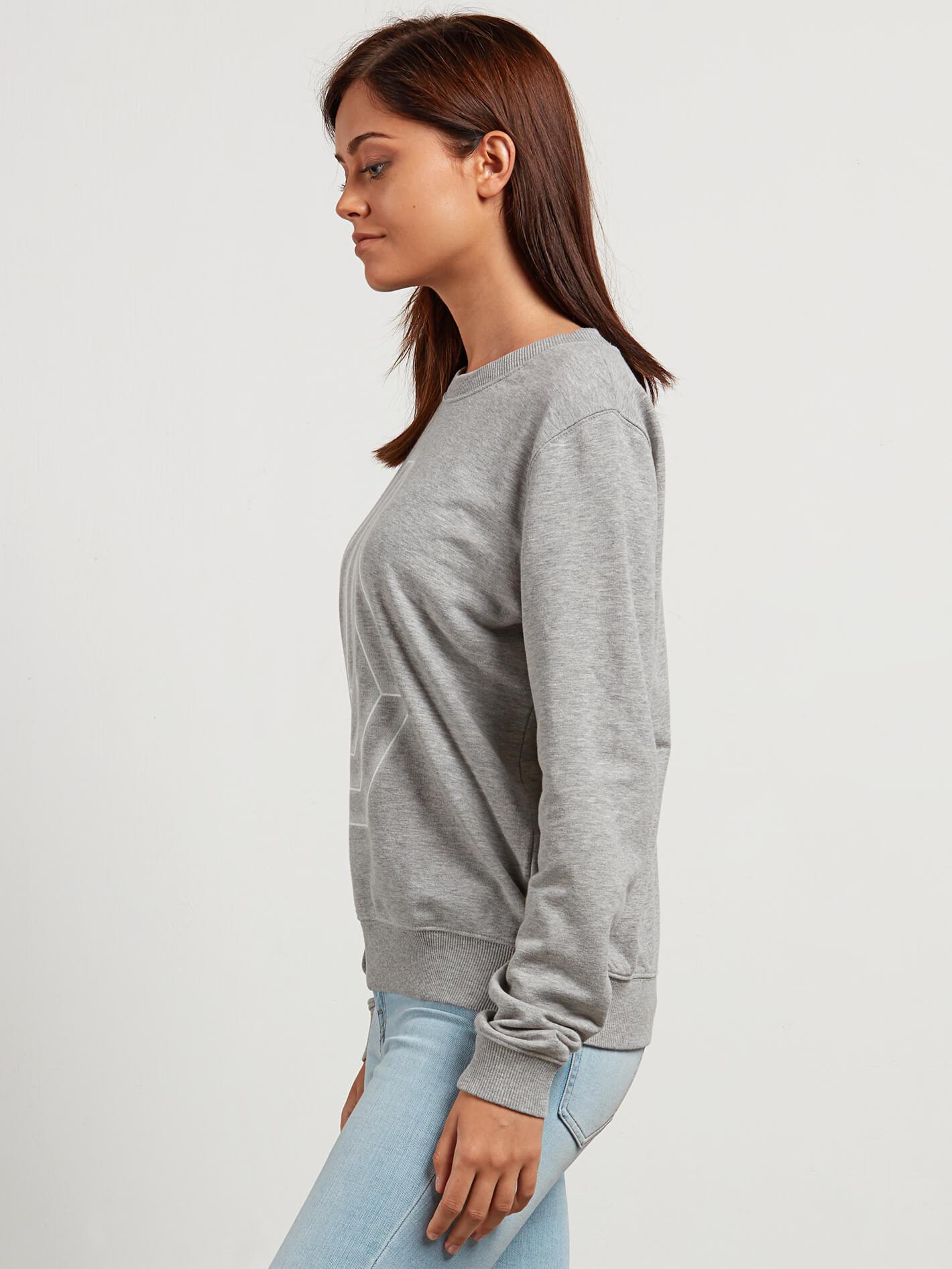 Sound Check Fleece Sweater - Heather Grey