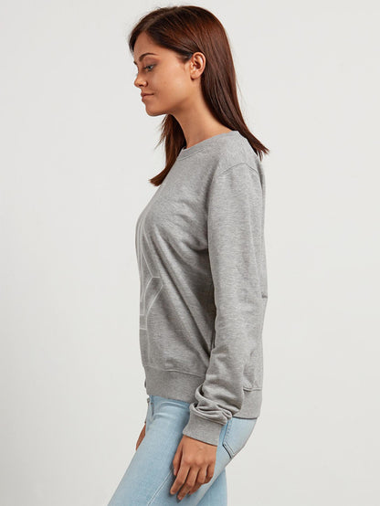 Sound Check Fleece Sweater - Heather Grey