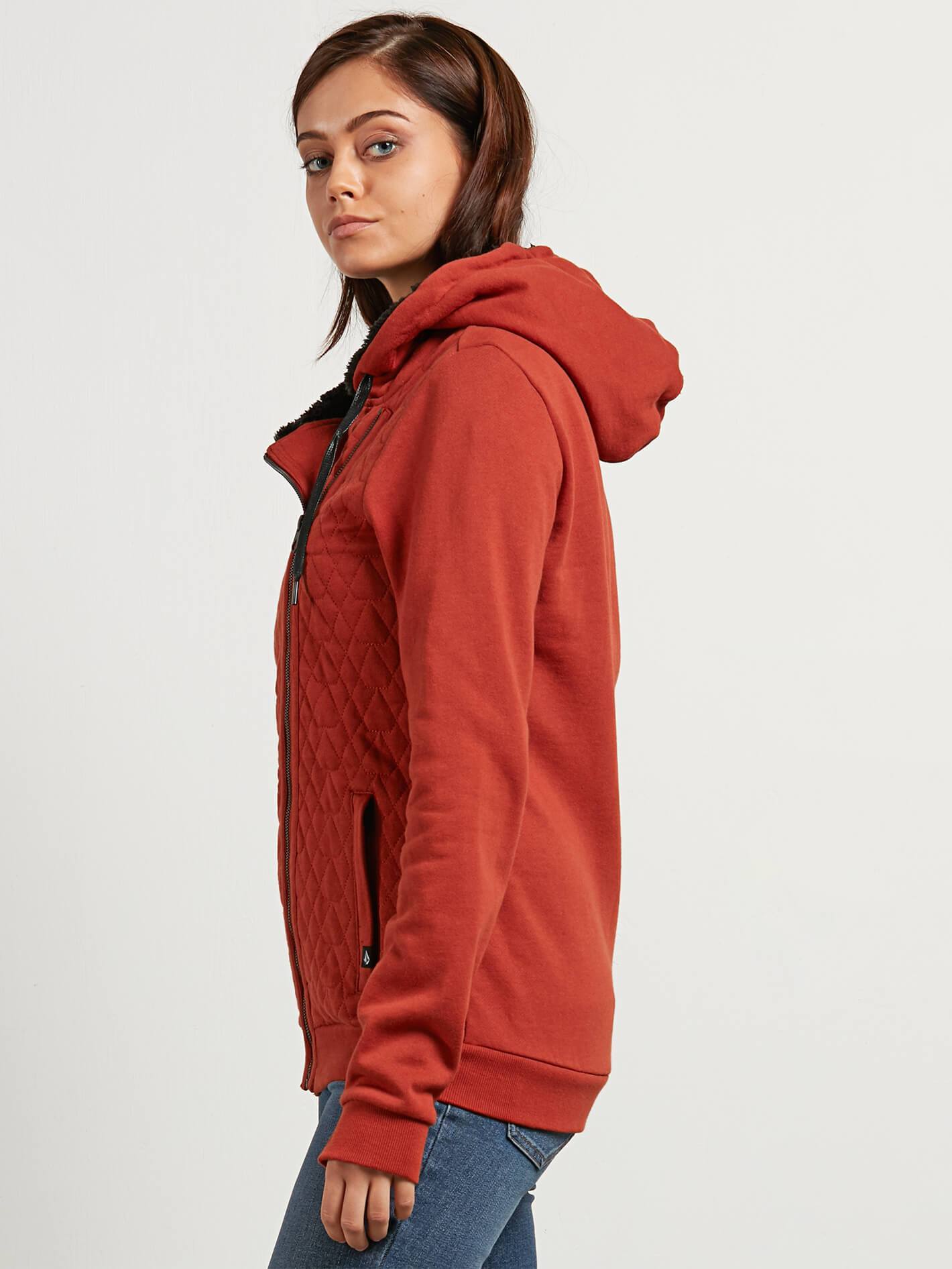 Slate Insulated Fleece Sweater - Copper