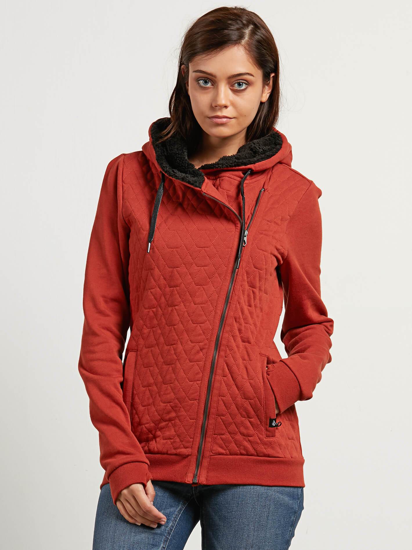 Slate Insulated Fleece Sweater - Copper