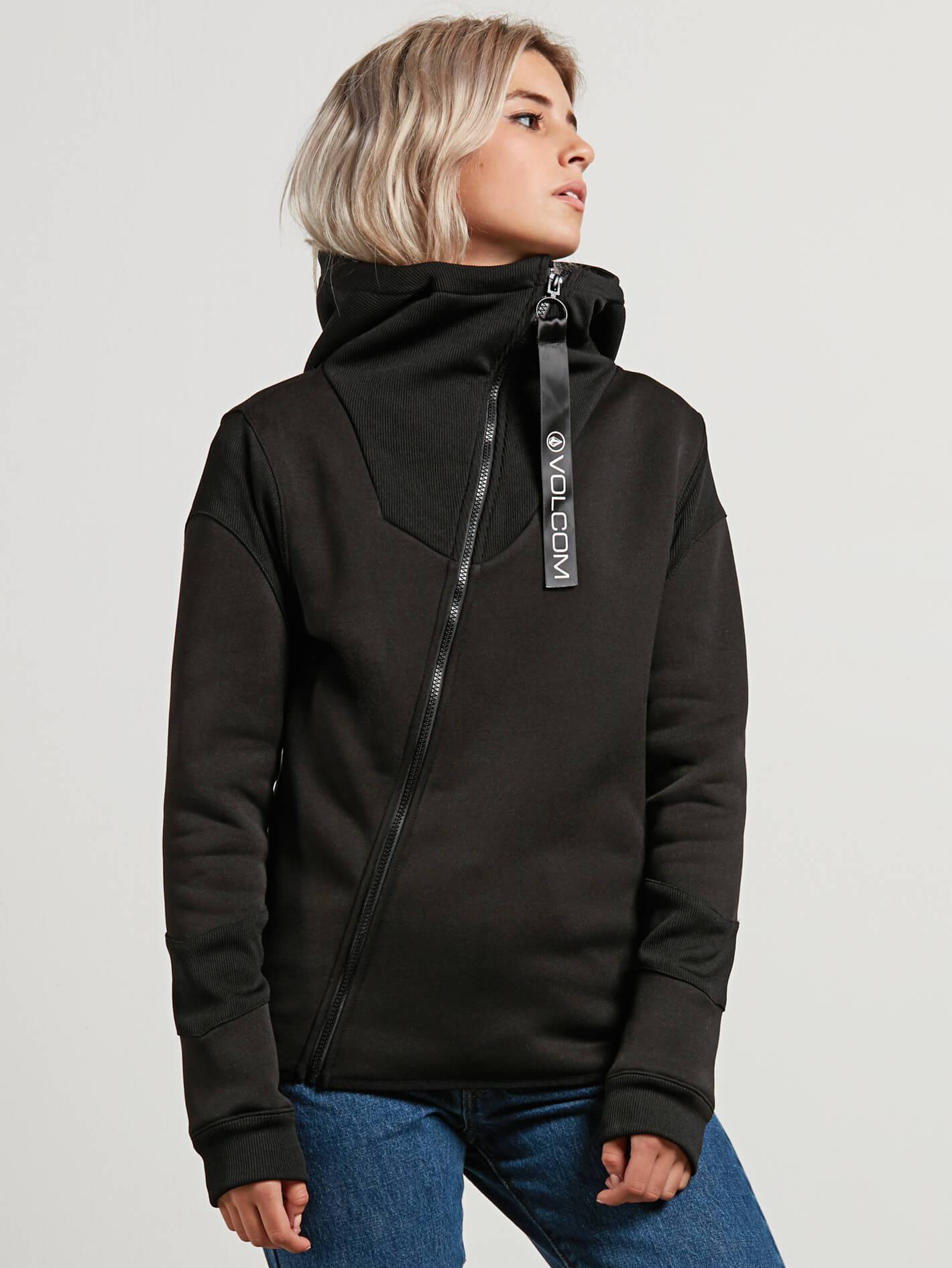 Walk On By Tech Sweater - Black