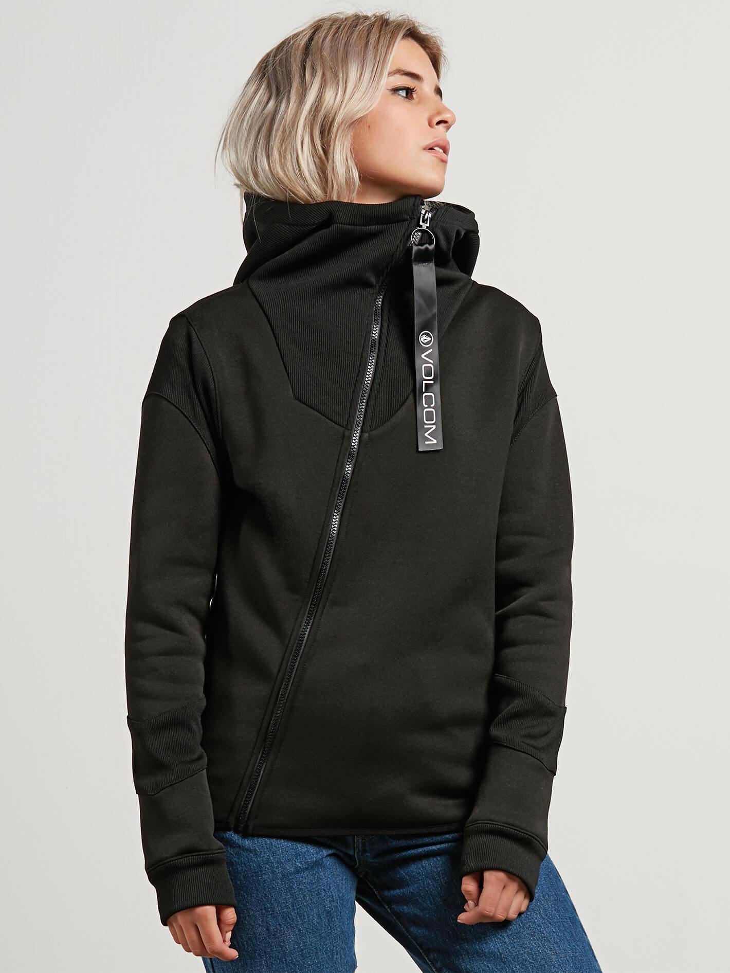 Walk On By Tech Sweater - Black