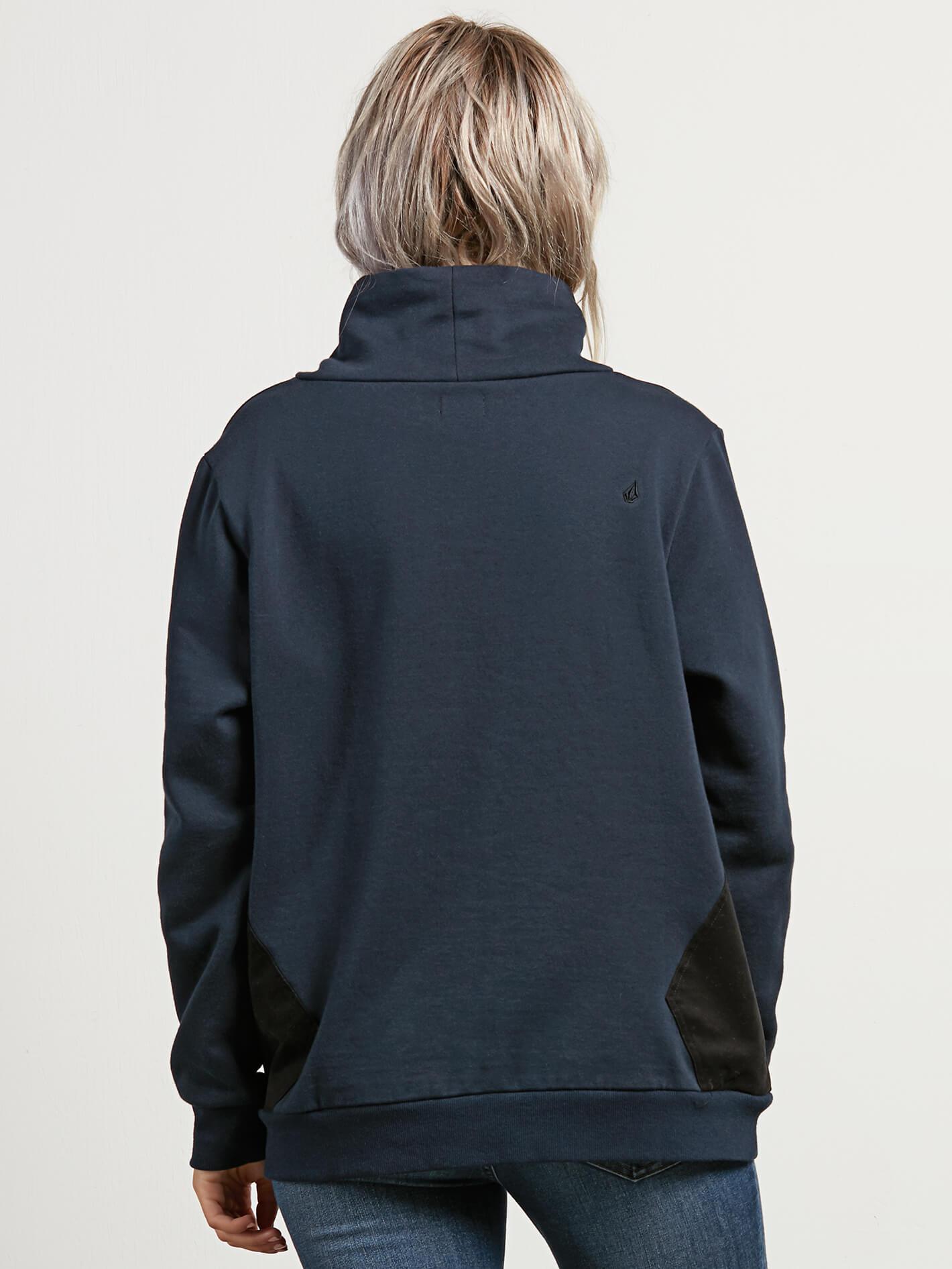 Scratch The Stone Fl Sweater - Sea Navy