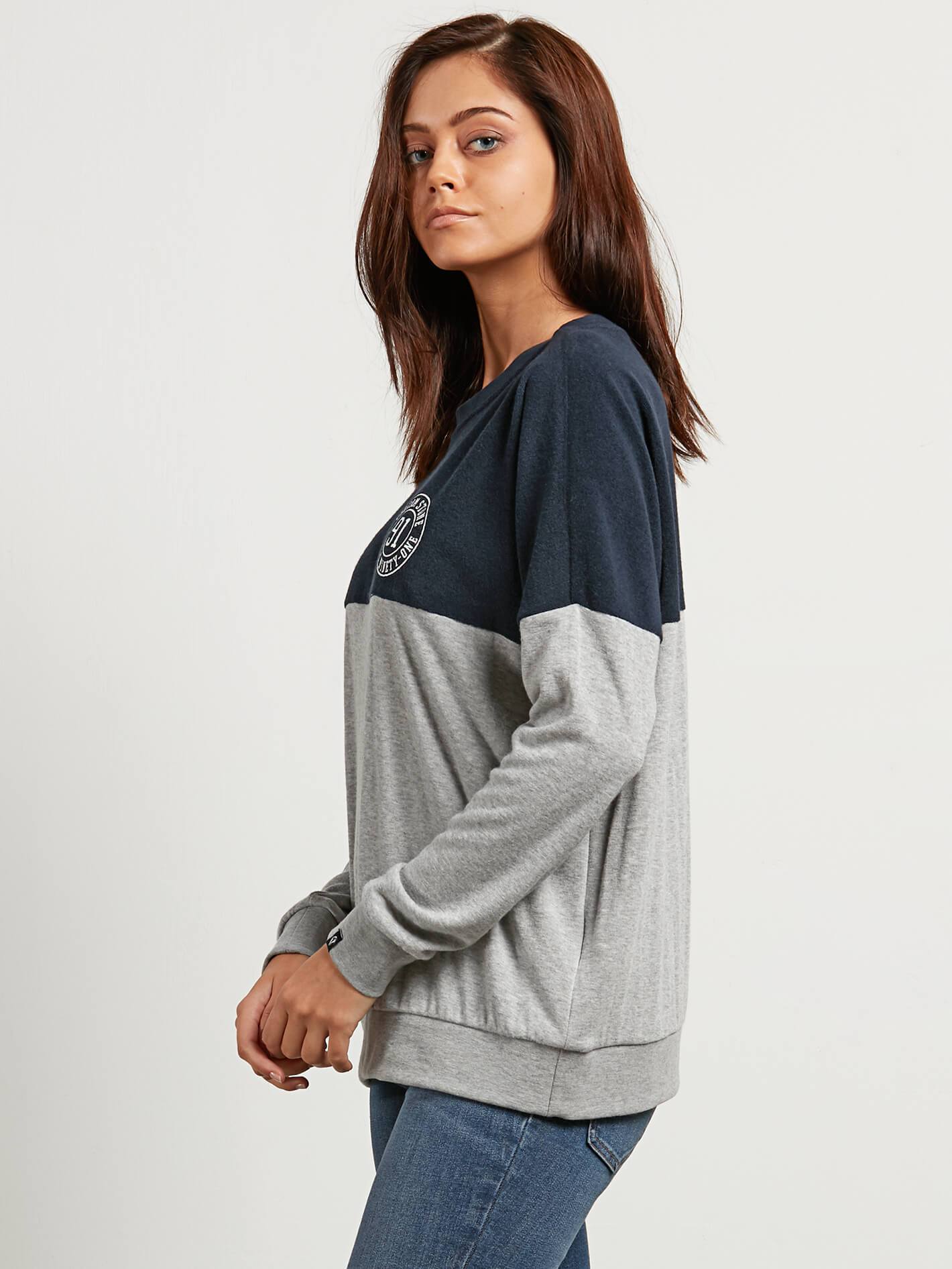 Blocking Sweater - Sea Navy