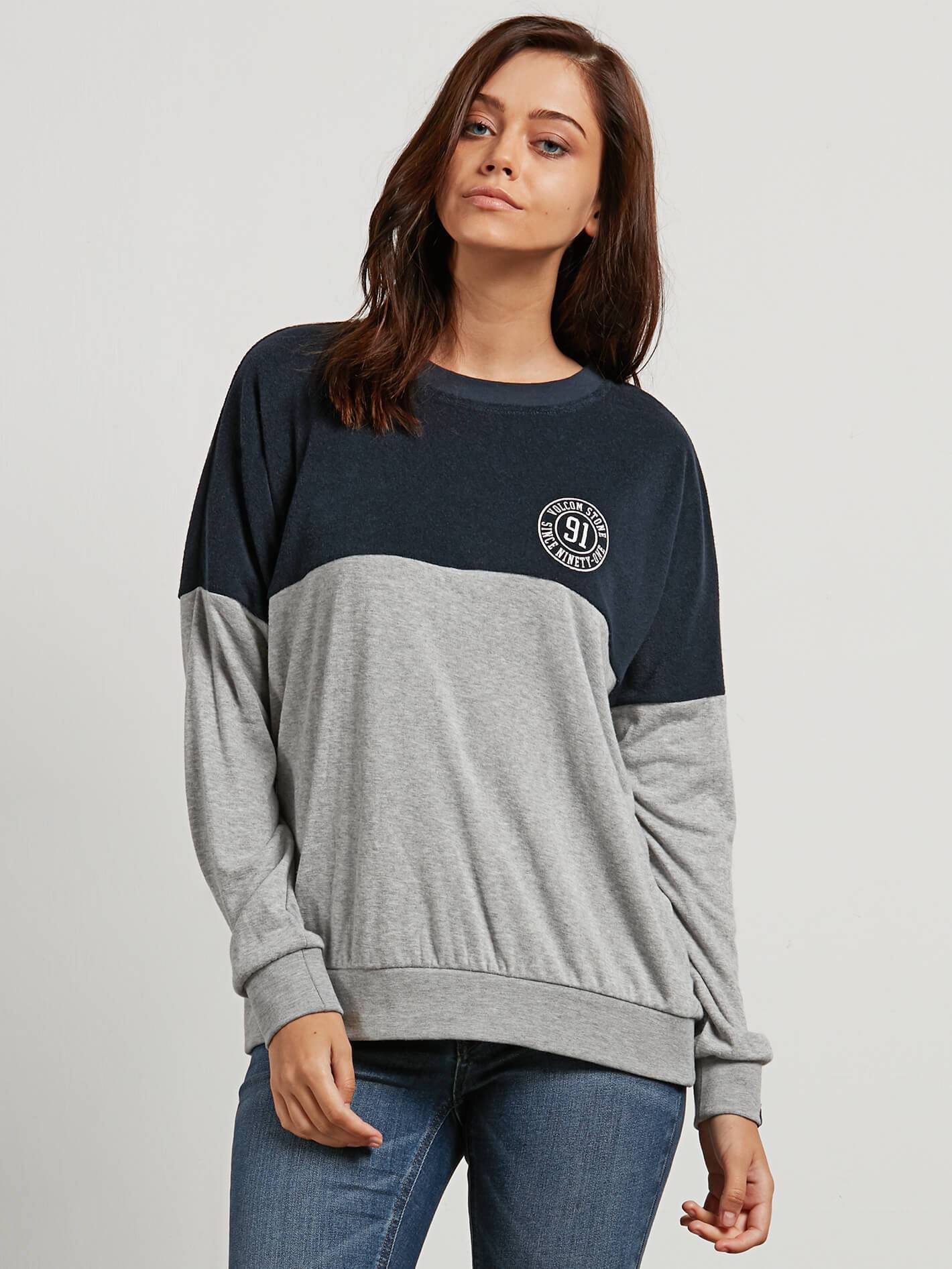 Blocking Sweater - Sea Navy
