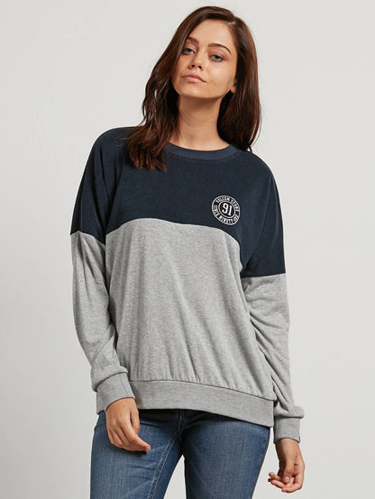 Blocking Sweater - Sea Navy