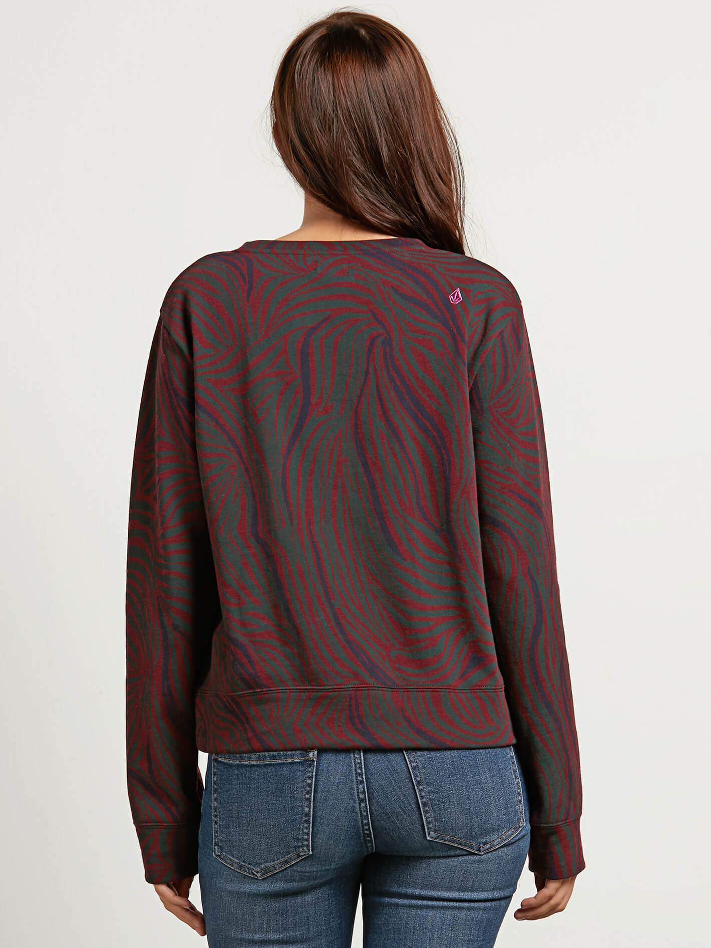 Splat Dat Sweater - Burgundy
