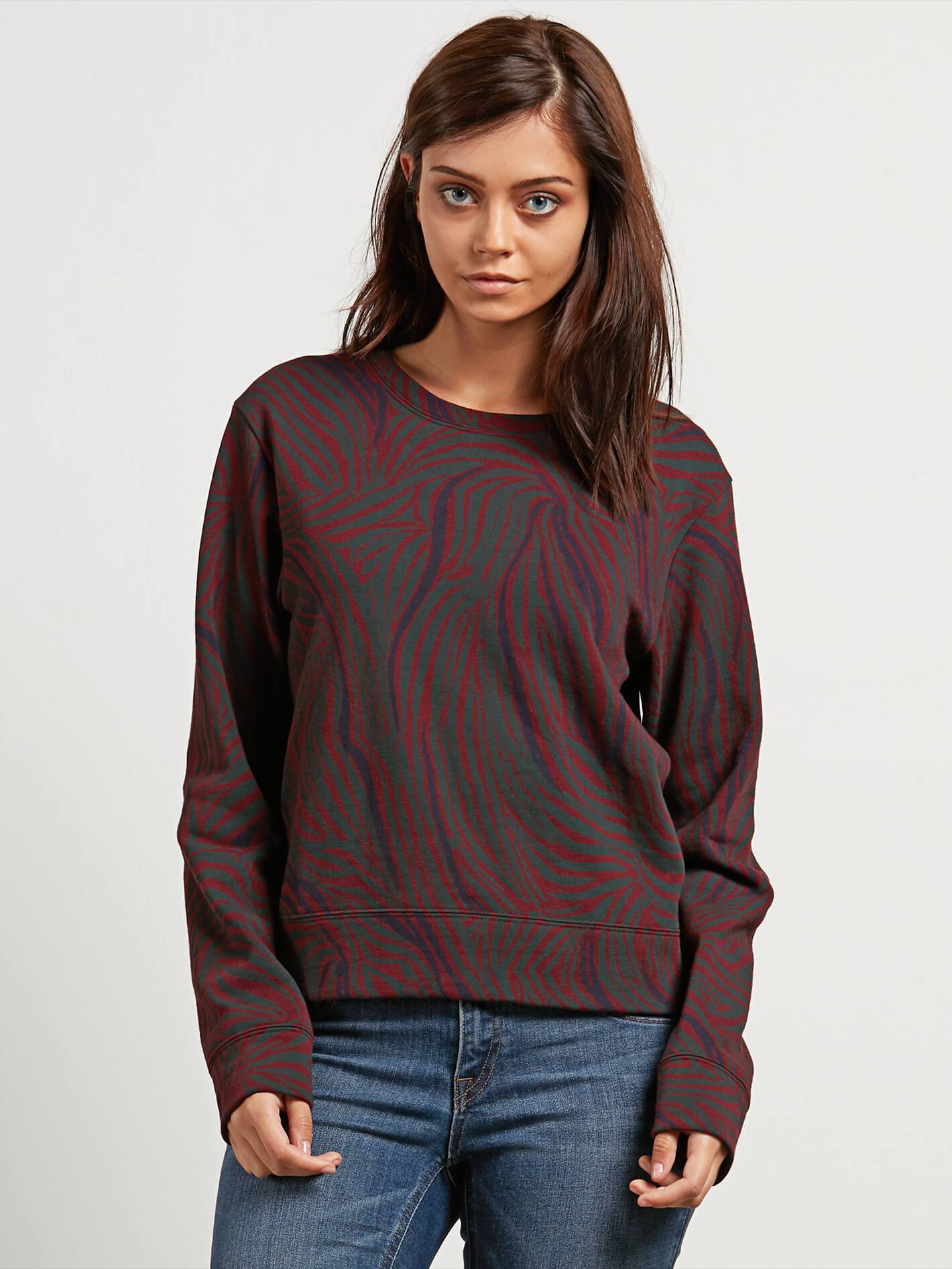 Splat Dat Sweater - Burgundy