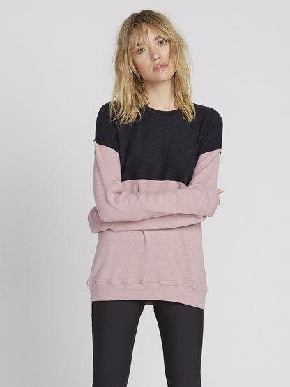Lil Crew Sweater - Faded Mauve