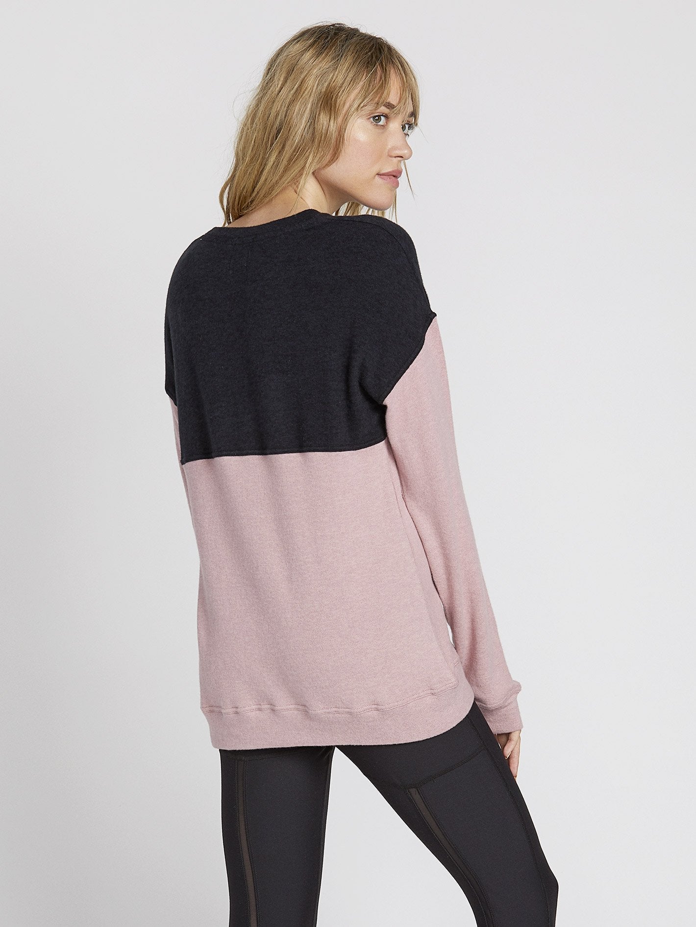 Lil Crew Sweater - Faded Mauve