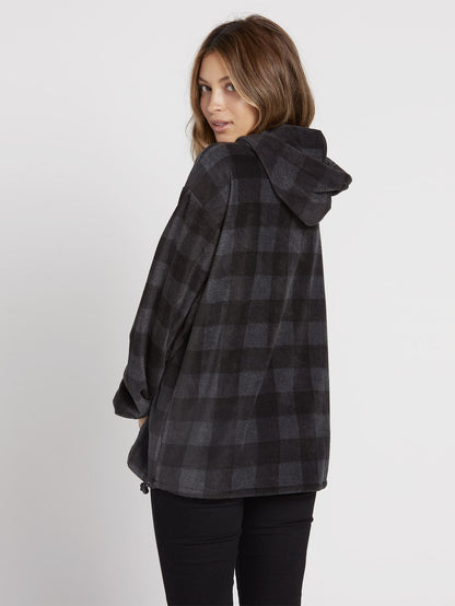 Straight Zipn Hoodie - Black Combo