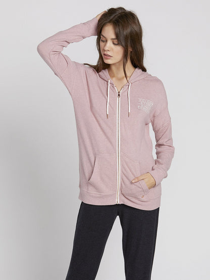 Lil Zip Hoodie - Faded Mauve