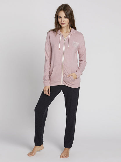 Lil Zip Hoodie - Faded Mauve