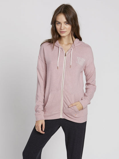 Lil Zip Hoodie - Faded Mauve