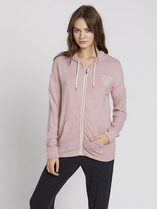 Lil Zip Hoodie - Faded Mauve