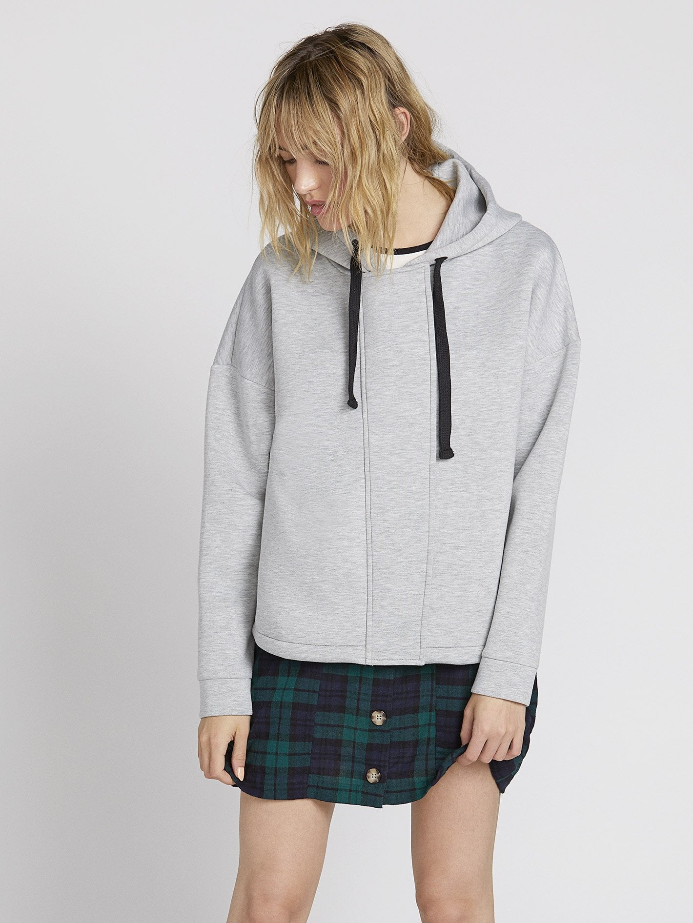 Time'S 4 Hoodie - Light Grey