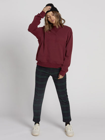 Yomcom Sweater - Zinfandel